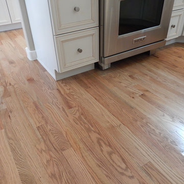 Weathered Oak stain on red oak