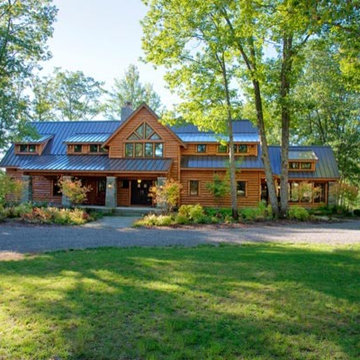 Wooded Retreat - Road side elevation