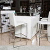 State St. Bar Table, Glossy White