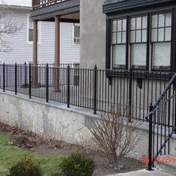 Entrance stairs iron railing - Products