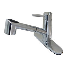 Wilshire Single Handle Pull-Out Spray Kitchen Faucet, Chrome