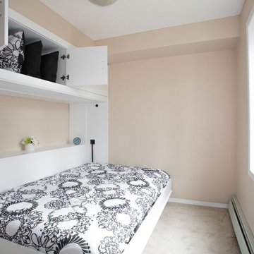 Marketing Materials: showcasing Bedroom Renovation (Murpy Bed & Storage)