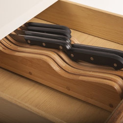 Classic In-Drawer Bamboo Knife Block - Products