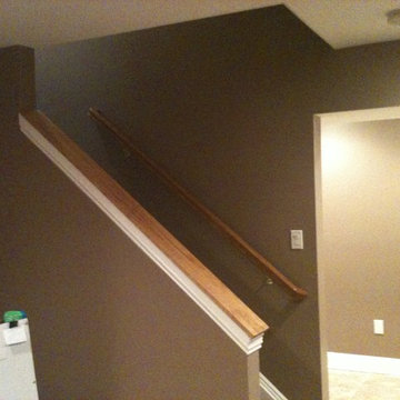 Basement half walls