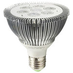 CHROMALUX® - Chromalux Chromled Full Spectrum LED 14W PAR 30 E26 BULB, Warm White Color Tempe - UL Listed. Dry Use only. Manufactured with high quality Cree light emitting diodes, they are of the highest energy efficiency level and provide the most natural color rendition on the market. They are recyclable, unbreakable and extremely long life (approx. 50,000 hours). Since they generate no heat nor UV, they are quite desirable for the illumination of sensitive products such as work of art, carpets, clothing , antiques etc