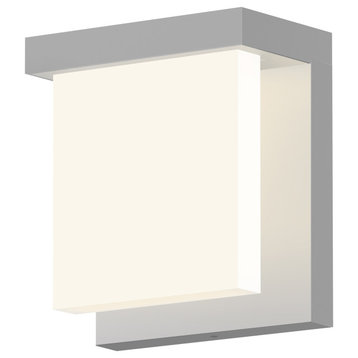 Inside-Out Glass Glow_ LED Sconce, Bright Satin Aluminum