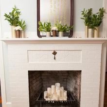 Brick Fireplace