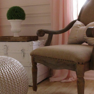Simple Feminine Nursery Remodel