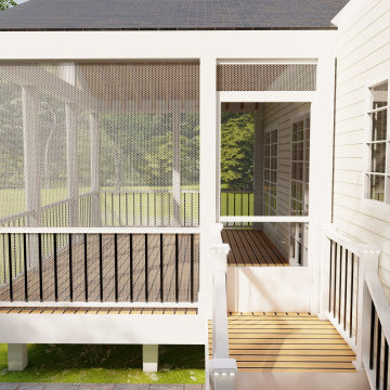 Moisture Shield Riverbank Screened-in Porch and Patio