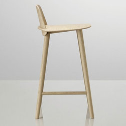 Oak Nerd Bar Stool by David Geckeler for Muuto - Bar Stools And Counter Stools