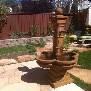 Private garden from Lawn Reduction
