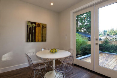 Example of a dining room design in Vancouver