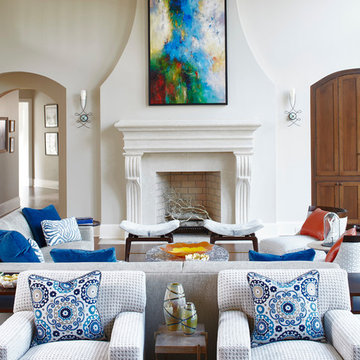 Stately Lake Lanier Home: Great Room, Dining Room and Master Suite Redesign
