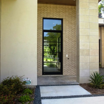 Thin Stile and Rail Iron Door