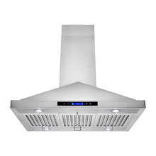STAINLESS STEEL ISLAND RANGE HOOD