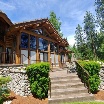 Hayden Lake Log Home