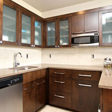 Contemporary Kitchen Cabinetry by Venuti Woodworking