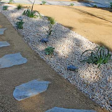 Drought Tolerant Landscape--Walkway & Gravel & DG