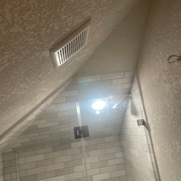 Attic into living space and bathroom
