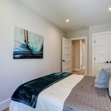 Basement remodeled with bedroom space + extra closet space in, Vienna