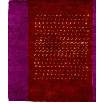 Nila Saraswati Wool Signature Rug, 5'x8'