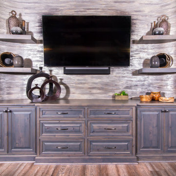 Custom Family Room with Classic Curves