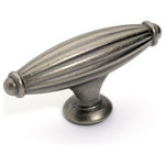 Dynasty Hardware - Super Saver K-8618 Fluted Cabinet Knob, Antique Nickel - The K-8618-AN Super Saver Fluted Cabinet Knob offers great value and quality that is equal to other brand names at a much lower price.
