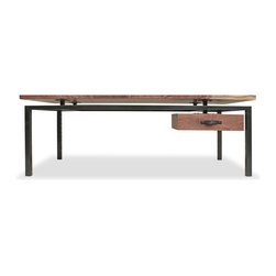 Floating Walnut Desk - Furniture