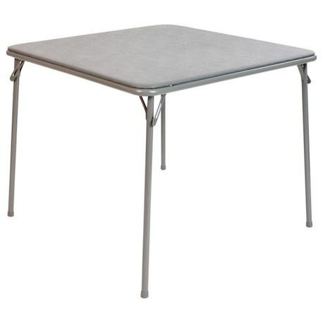 Flash Gray Folding Card Table - JB-2-GY-GG