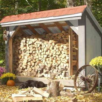 Woodbin firewood storage - Featured in Better Homes & Gardens!