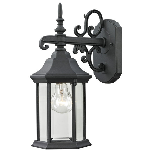 Cornerstone Spring Lake 1 Light Exterior Coach Lantern, Matte Textured