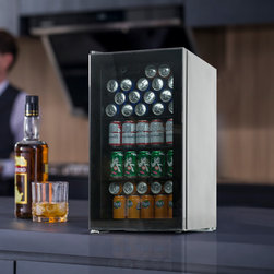 26 Bottles or 90 Cans Mini Wine Cooler or Beverage Refrigerator - Refrigerators