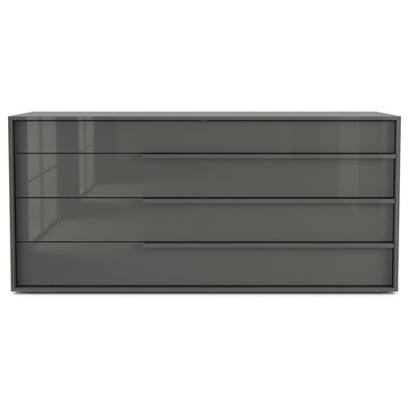 Harrow Dresser Glossy Dark Gull Gray