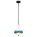 Vaxcel - Vaxcel P0321 Somerset 2-Light Mini Pendant in Contemporary and Teardrop Style 19 - Beautiful white milk glass blends into a central bSomerset 2-Light Min Oil Rubbed Bronze an *UL Approved: YES Energy Star Qualified: n/a ADA Certified: YES  *Number of Lights: 2-*Wattage:10w LED bulb(s) *Bulb Included:Yes *Bulb Type:Integrated LED *Finish Type:Oil Rubbed Bronze