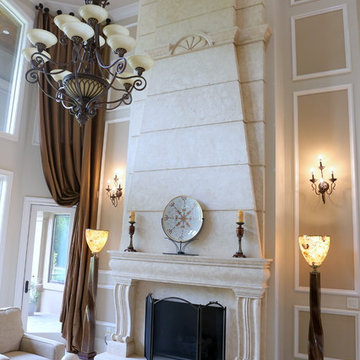 Stone Fireplace Mantels