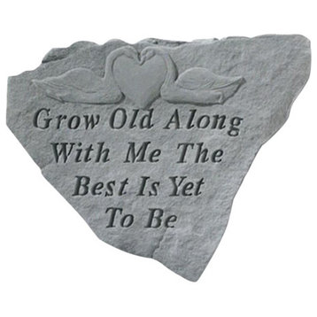 "Grow Old Along With Me" Garden Stone