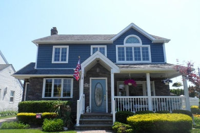 This is an example of a traditional house exterior in Charlotte.
