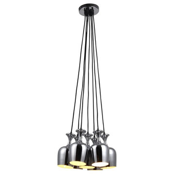 Industrial Collection Pendant Lamp, Chrome Finish