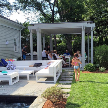 Retractable Pergola Awning Shade, Scarsdale NY
