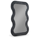Meridian Furniture - Bellagio Oak Veneer Mirror, Black - Indulge in the allure of the Black Oak Veneer Bellagio Mirror by Meridian Furniture. Its captivating design and luxurious Black Oak Veneer elevate any space with effortless elegance. Crafted with precision and durability in mind, this stunning piece becomes the focal point of gatherings, fostering moments of connection and warmth. Embrace sophistication and style with the Bellagio Mirror, a testament to exquisite taste and timeless beauty.