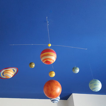 Boys rooms: Space/planet room and marine team