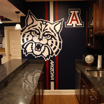 University of Arizona Sports Bar themed Mural by Tom Taylor of Wow Effects