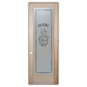 Pantry Door Pantry Goods Etched Glass Door 24x80x1 38