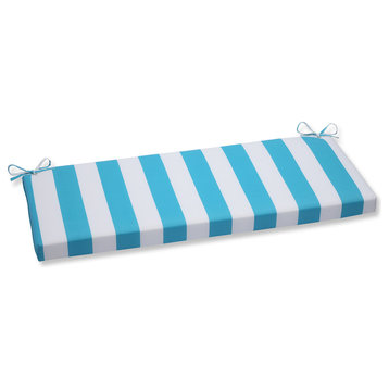 Cabana Stripe Turquoise Bench Cushion