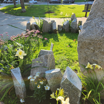 Minto Park - Perennial garden for memorial site