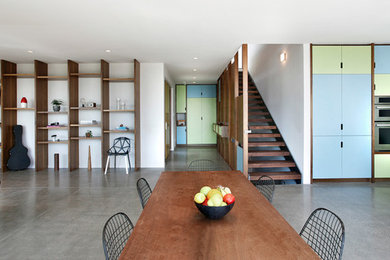 Inspiration for a contemporary living room remodel in Seattle