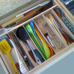 Orderly Drawer adjustable maple full-drawer custom inserts - Kitchen Drawer Organizers