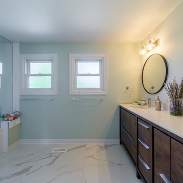 Soft Contemporary Master Bathroom Renovation