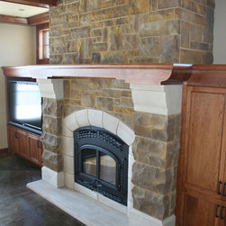 Concrete Fireplaces - Indoor Fireplaces