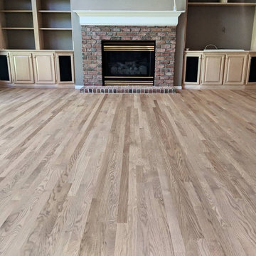 Installation + Staining of White Oak